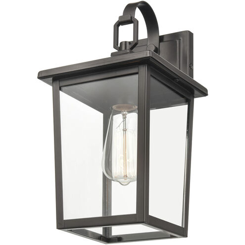 Fetterton 2 Light 14 inch Powder Coated Bronze Outdoor Wall Sconce